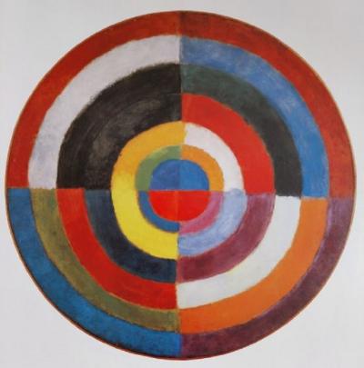 Robert Delaunay (d’après) - Disque simultané, 1912 - Impression d’art 2