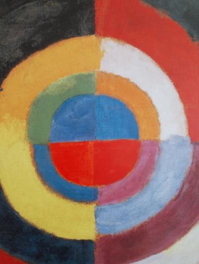 Robert Delaunay (d’après) - Disque simultané, 1912 - Impression d’art 2