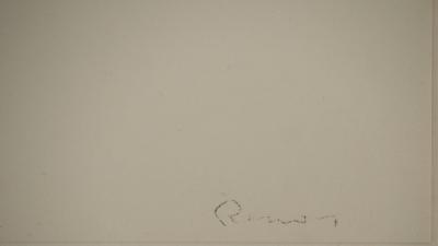 Pierre-Auguste RENOIR : Baigneuse nue, Lithographie et pochoir signée 2