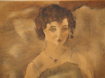Jules PASCIN : La robe verte, Lithographie signée 2
