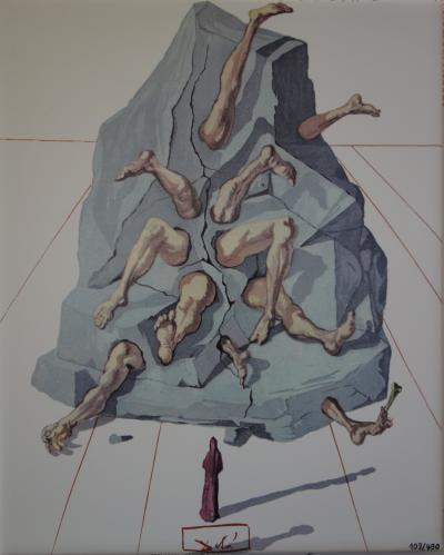 Salvador DALI (d’après) - Les Simoniaques - Sérigraphie signée 2