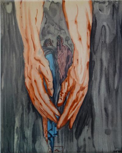Salvador DALI (d’après) : La Montée de Géryon - Sérigraphie signée 2