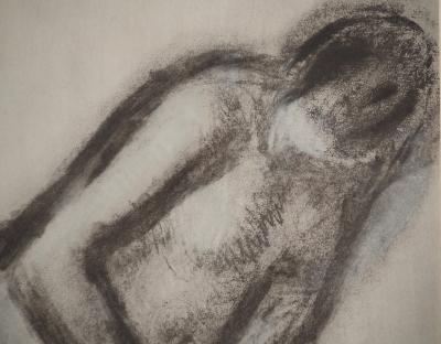 Edgar DEGAS : Femme s’essuyant, Lithographie et pochoir signée 2