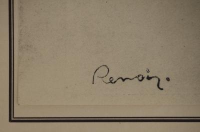 Pierre-Auguste RENOIR : La baigneuse, Lithographie et pochoir signée 2