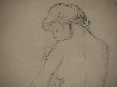 Pierre-Auguste RENOIR : La baigneuse, Lithographie et pochoir signée 2