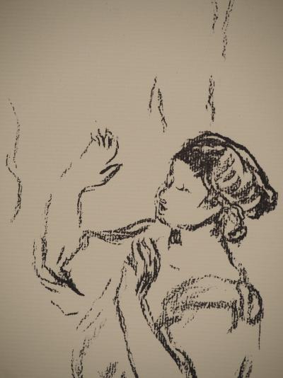 Pierre-Auguste RENOIR : Sérénade, Lithographie et pochoir signée 2