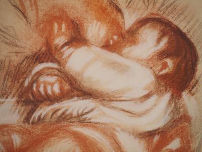 Pierre-Auguste RENOIR : Maternité, Lithographie et pochoir 2