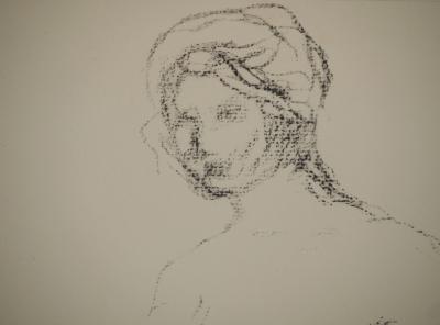 Pierre-Auguste RENOIR : Baigneuse nue, Lithographie et pochoir signée 2