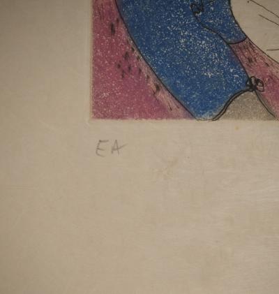 Alain BONNEFOIT : Liaison dangereuse, Gravure originale signée 2