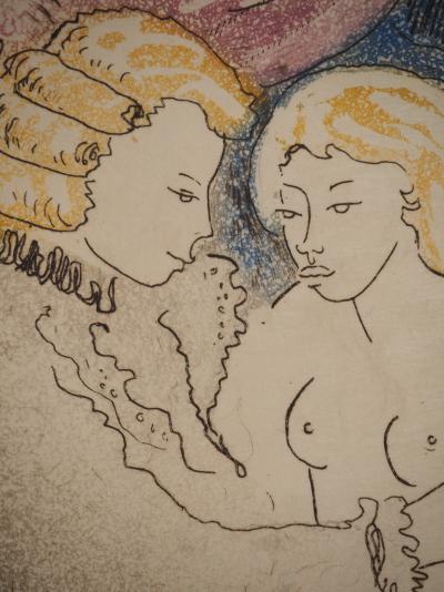 Alain BONNEFOIT : Liaison dangereuse, Gravure originale signée 2