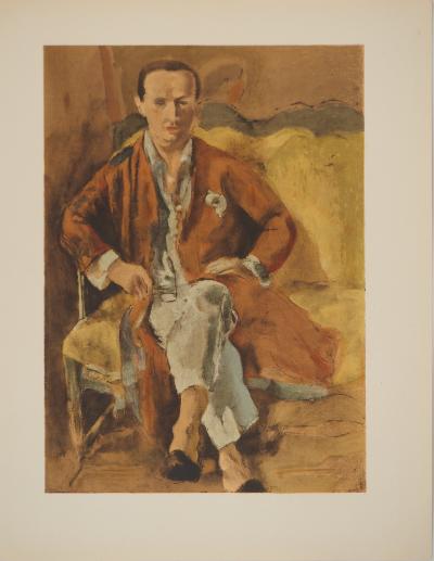 Jules PASCIN : Monsieur Daragnès, Lithographie signée 2