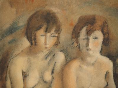Jules PASCIN: Two female nudes, signed lithograph 2