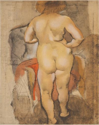Jules PASCIN : Nu de dos, Lithographie signée 2