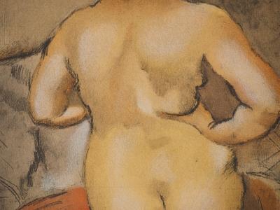Jules PASCIN : Nu de dos, Lithographie signée 2