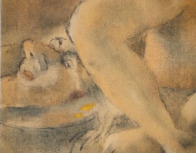 Jules PASCIN : Nu au foulard, Lithographie signée 2