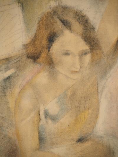 Jules PASCIN : Amitié féminine, Lithographie signée 2