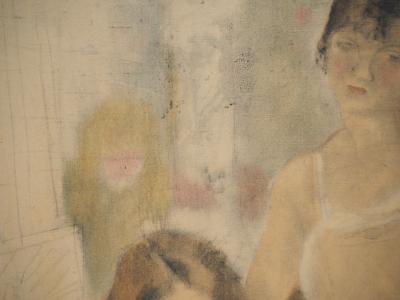 Jules PASCIN : Amitié féminine, Lithographie signée 2