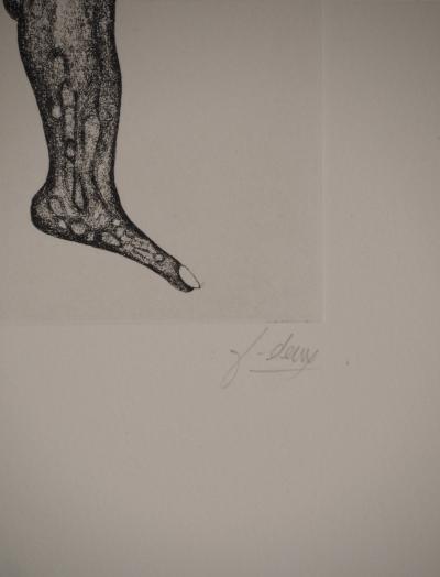 Fred DEUX : Raté, Gravure originale signée 2