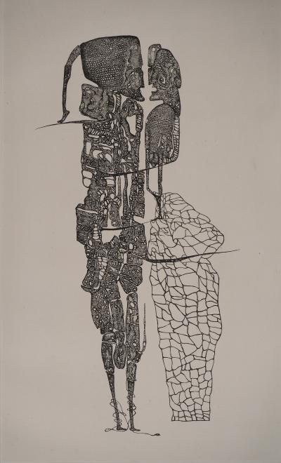 Fred DEUX : Soutanes des envies, Gravure originale signée 2