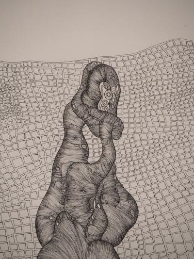 Fred DEUX : La forme, Gravure originale signée 2