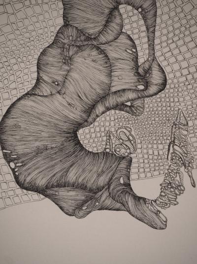 Fred DEUX : La forme, Gravure originale signée 2
