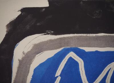 Georges BRAQUE : Visage en bleu, Phototypie 2