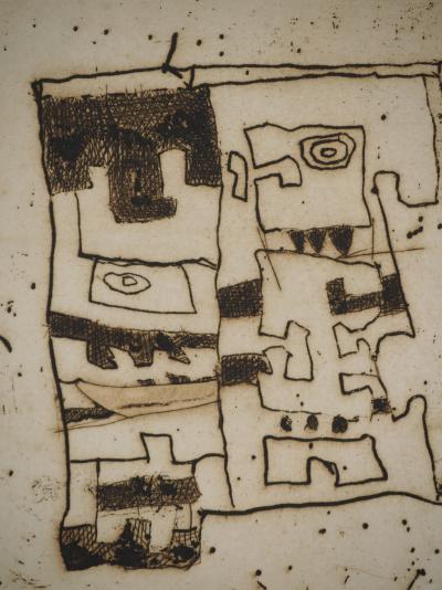 Jacques SOISSON : Navigation de conserve, Gravure originale signée 2