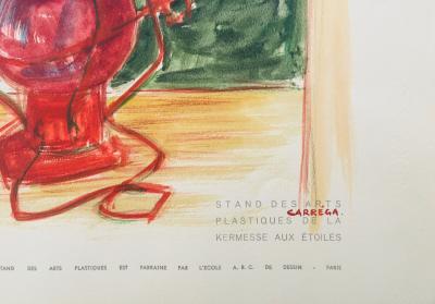 Nicolas CARREGA - Nature morte, 1954  - Aquarelle signée 2