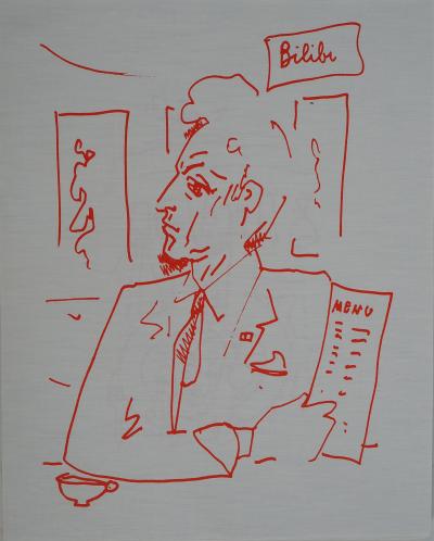 Jean COCTEAU: The Menu - Original Signed Lithograph 2