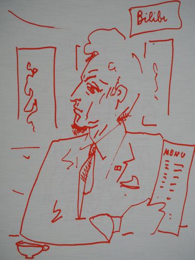 Jean COCTEAU: The Menu - Original Signed Lithograph 2