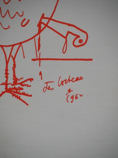 Jean COCTEAU : Le Poulet - Lithographie Originale Signée 2