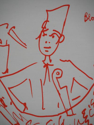 Jean COCTEAU : Le Poulet - Lithographie Originale Signée 2