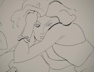 Henri MATISSE : Regard langoureux, Lithographie signée 2