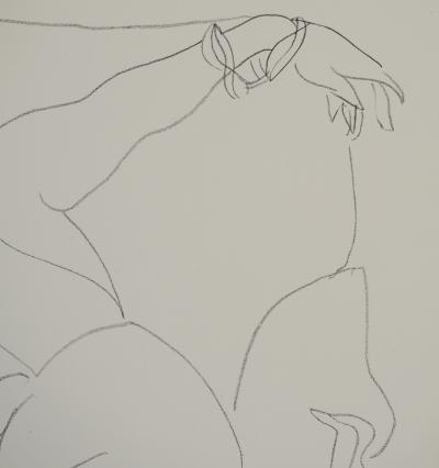 Henri MATISSE : Le modèle endormi, Lithographie signée 2