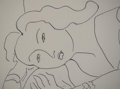 Henri MATISSE : Tristesse et amertume, Lithographie signée 2