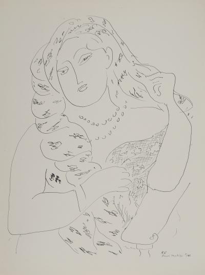 Henri MATISSE : Séductrice au foulard, Lithographie signée 2