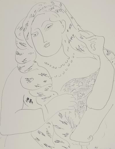 Henri MATISSE : Séductrice au foulard, Lithographie signée 2