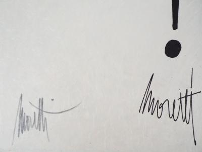 Raymond MORETTI and Jean COCTEAU: News from abroad, Original signed lithograph 2