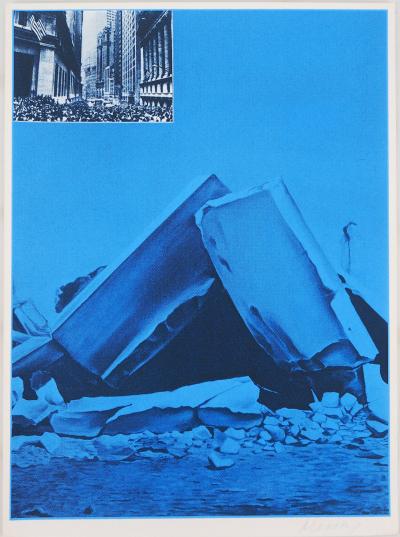 Jacques MONORY : Constructions, Sérigraphie originale signée 2