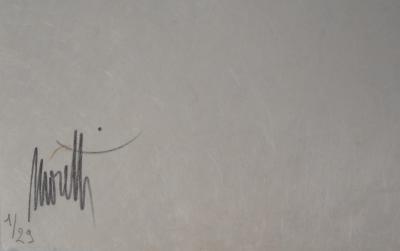 Raymond MORETTI et Jean COCTEAU : La rencontre des deux esprits, Lithographie originale signée 2
