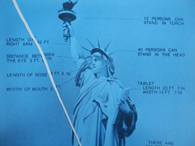 Jacques MONORY : Statue de la Liberté, Sérigraphie originale signée 2
