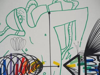 Raymond MORETTI et Jean COCTEAU : L’aventurier, Lithographie originale signée 2