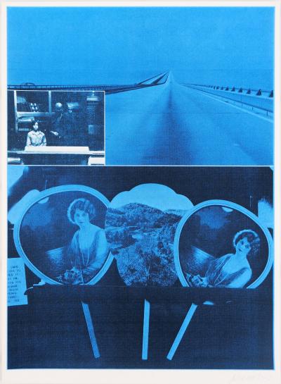 Jacques MONORY : On the Road, Sérigraphie originale signée 2