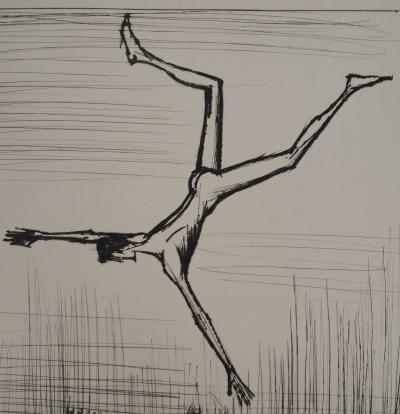 Bernard BUFFET : L’arrivée de Cyrano, Gravure originale 2