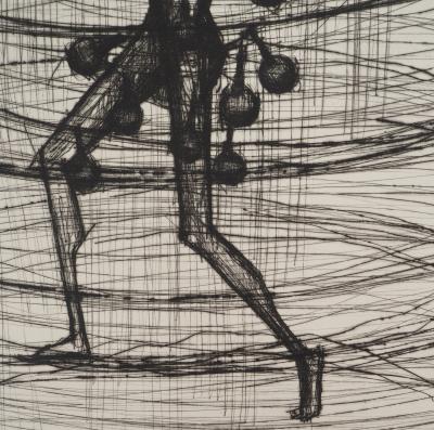 Bernard BUFFET : La Machine volante, Gravure originale 2