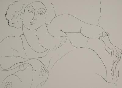 Henri MATISSE : Sourire en coin, Lithographie signée 2