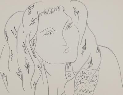 Henri MATISSE : Babouchka, Lithographie signée 2