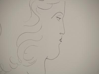 Henri MATISSE : La muse de profil, Lithographie signée 2