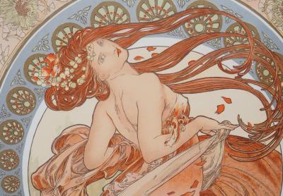 Alphonse MUCHA - Les Arts : La Danse - Lithographie signée 2