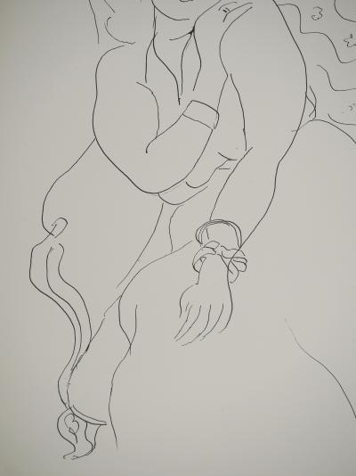 Henri MATISSE : Jeune femme pudique, Lithographie signée 2